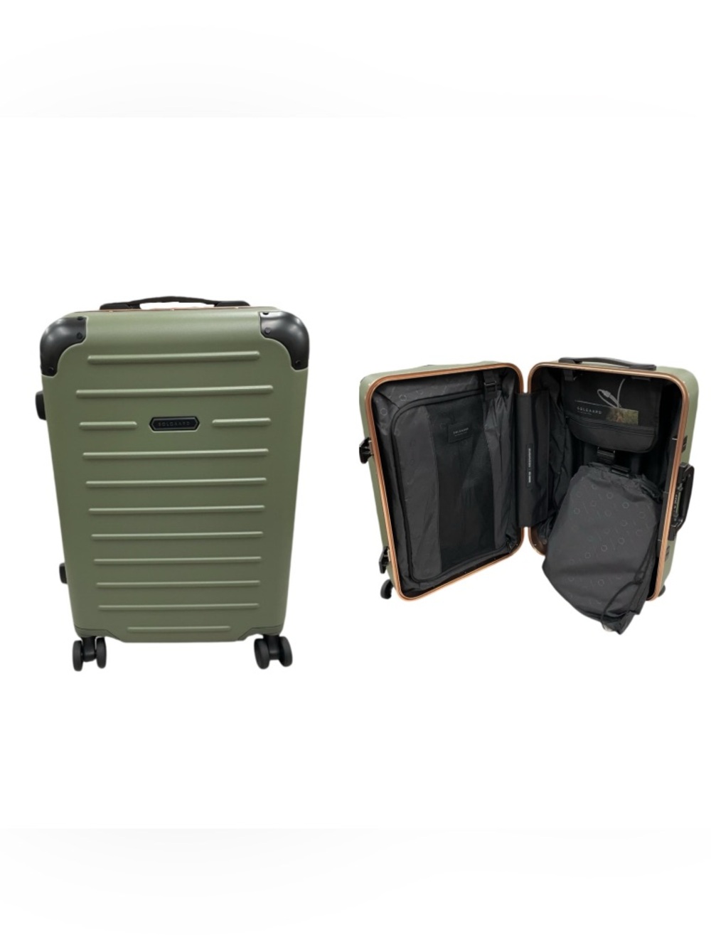 ( SW-84) Solgaard Luggage Carry On In Granada/ RoseGold